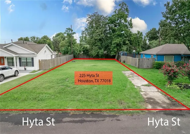 Photo 3 of Land for sale at 225 Hyta St, Houston, TX 77018 | MLS# 31047929 | Listing updated on 2026-07-21
