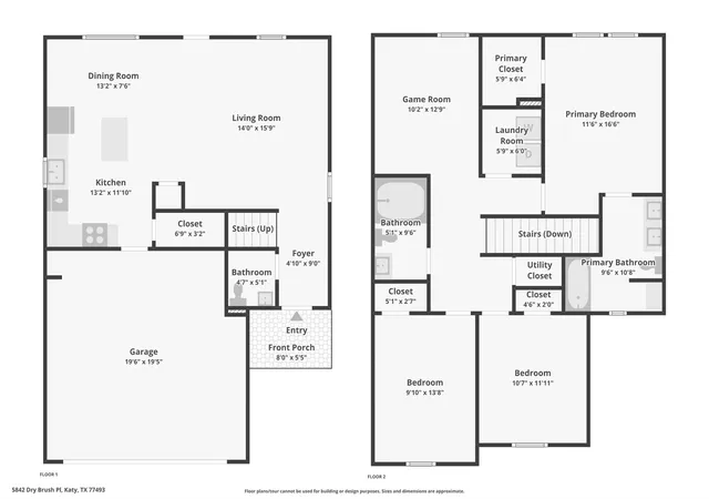 Photo 4 of Single family home for sale at 5842 Dry Brush Pl, Katy, TX 77493 | MLS# 23166676 | Listing updated on 2026-09-19
