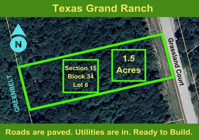 Photo 1 of Land for sale at 15 34 6 Grassland Ct, Huntsville, TX 77340 | MLS# 75172129 | Listing updated on 2026-05-18