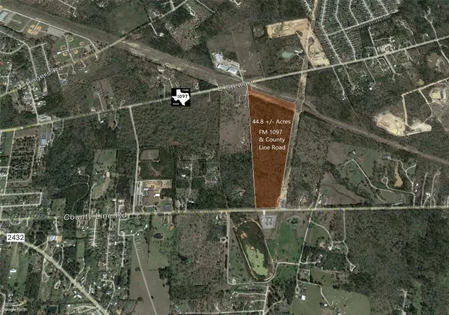 Photo 1 of Land for sale at 448+/  Ac Fm 1097 Rd, Willis, TX 77378 | MLS# 4913379 | Listing updated on 2026-04-07