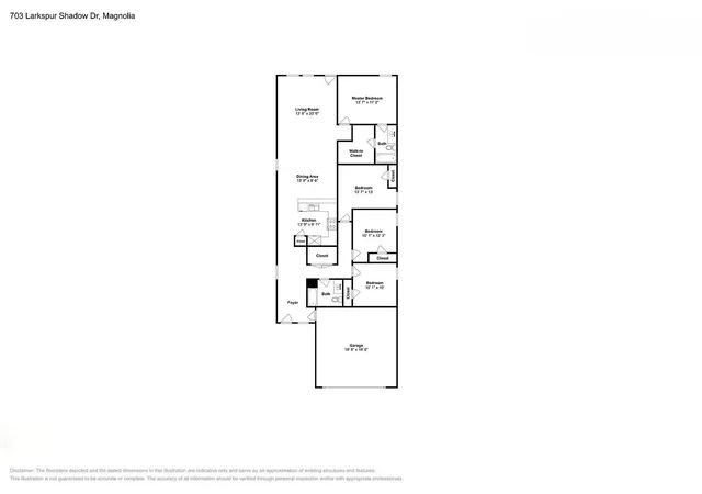 3rd image of 703 Larkspur Shadow Dr, Magnolia, TX 77354 | MLS# 92698233