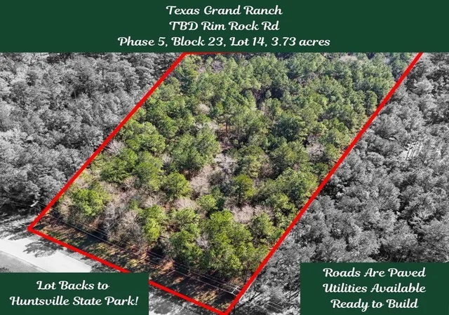 Photo 2 of Land for sale at 5-23-14 Rim Rock Rd, Huntsville, TX 77340 | MLS# 82072840 | Listing updated on 2026-09-14