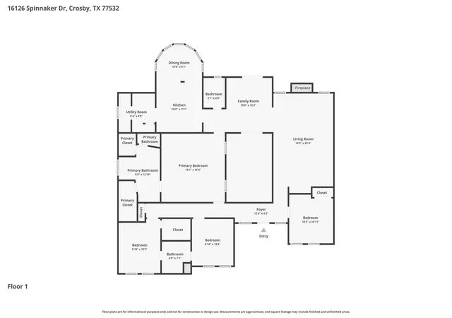 Homes for sale in Crosby, TX | 16126 Spinnaker Dr, Crosby, TX 77532 | MLS# 52459366