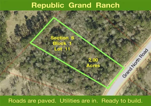 Photo 1 of Land for sale at 11756 Grand North Rd, Willis, TX 77378 | MLS# 95759520 | Listing updated on 2026-10-08