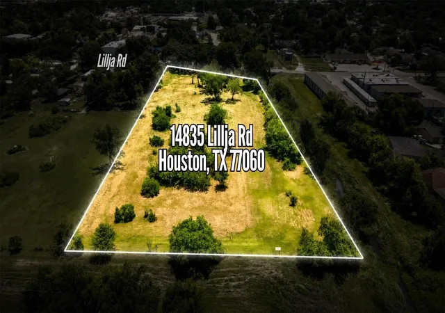 Photo 1 of Land for sale at 14835 Lillja Rd, Houston, TX 77060 | MLS# 89202227 | Listing updated on 2026-09-03