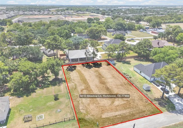 Photo 3 of Land for sale at 5810 Meadow Ln, Richmond, TX 77469 | MLS# 39055679 | Listing updated on 2026-08-29