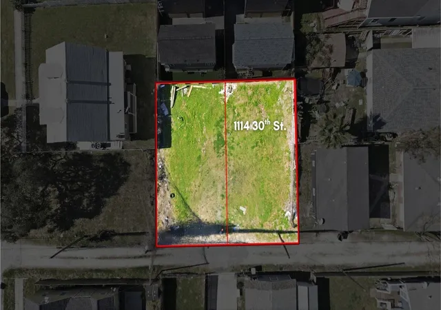 Photo 1 of Land for sale at 1114 30th Street, Galveston, TX 77550 | MLS# 65214796 | Listing updated on 2026-03-09