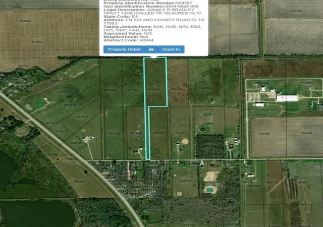 Photo 2 of Land for sale at 521 County Road 52, Rosharon, TX 77583 | MLS# 74480042 | Listing updated on 2026-06-13