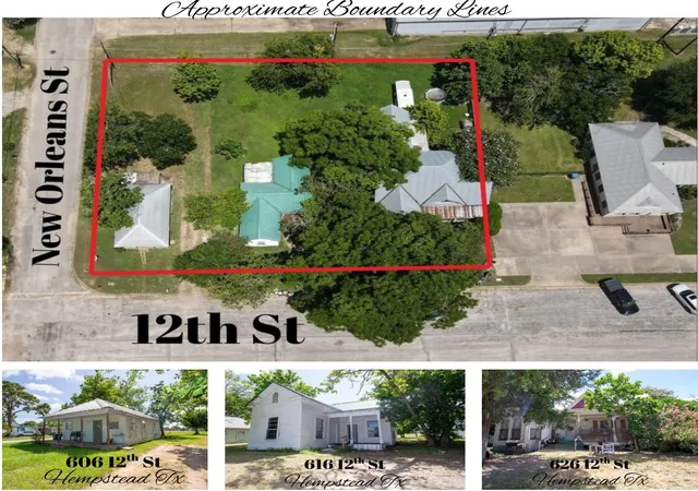 1st image of Lot 1,2 & 3 12th St, Hempstead, TX 77445 | MLS# 5754288