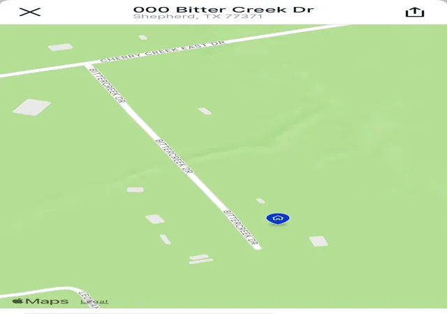 1st image of Tbd Bitter Creek Dr, Shepherd, TX 77371 | MLS# 67632769