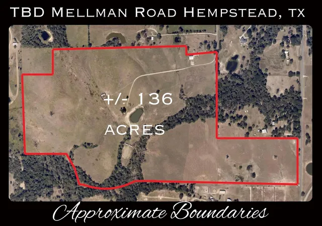 Land for sale at 0 Mellman Rd, Hempstead, TX 77445 | MLS# 76338269
