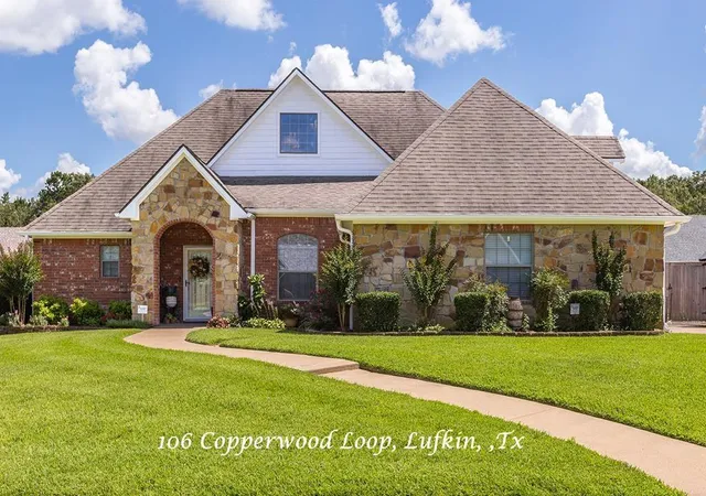Photo 1 of Sale Pending at 106 Copperwood Loop, Lufkin, TX 75901 | MLS# 45148632 | Listing updated on 2026-09-04
