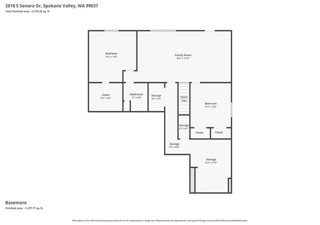 50th image of 2818 S Sonora Dr, Spokane Valley, WA 99037 | MLS# 202619645