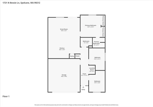 23rd image of 1721 N Bessie Ln, Spokane Valley, WA 99212 | MLS# 202620782