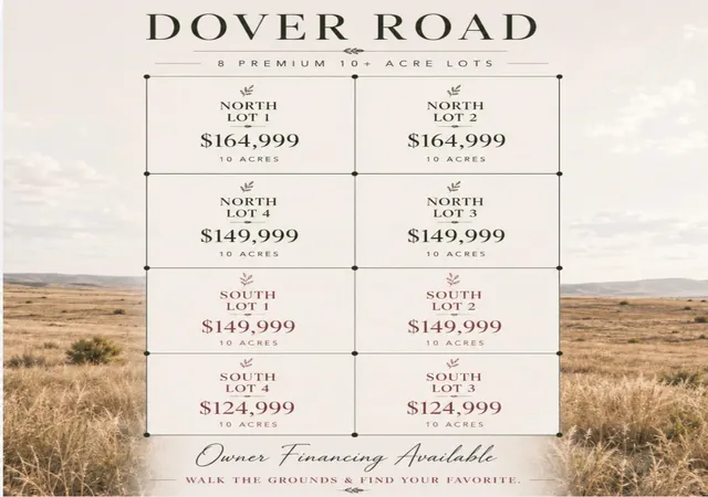 Photo 3 of Land for sale at South Lot 3 000 Dover Rd, Medical Lake, WA 99022 | MLS# 202622587 | Listing updated on 2026-10-26
