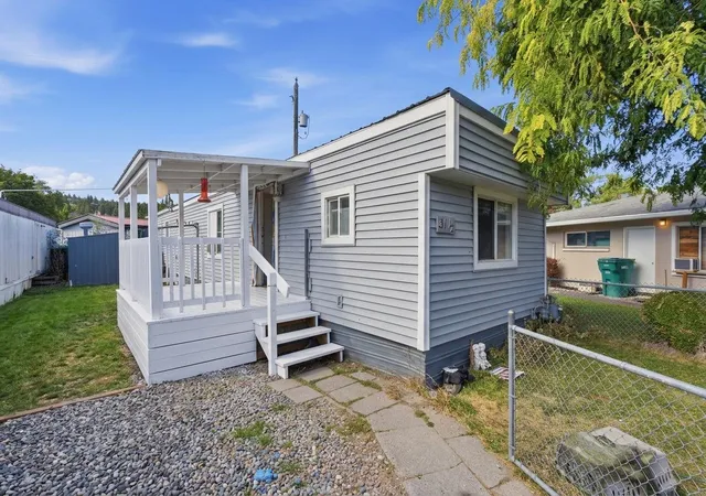 Photo 1 of Manufactured home for sale at 9518 E 4th Avenue, Spokane Valley, WA 99206 | MLS# 202625406 | Listing updated on 2026-10-07