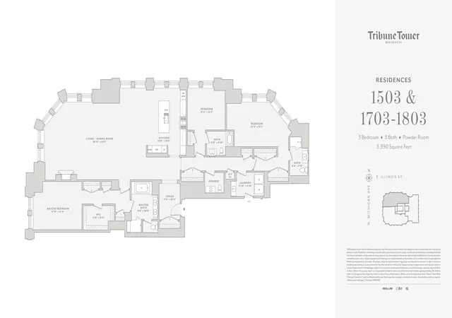 46th image of 435 N Michigan Ave #1703, Chicago, IL 60611 | MLS# 12053386