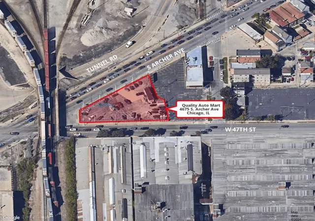 Land for sale at 4675 S Archer Ave, Chicago, IL 60632 | MLS# 12154383 | Listing updated on 2025-08-16