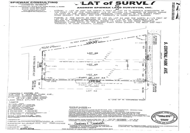 Photo 3 of Land for sale at 418 S Central Park Ave, Chicago, IL 60624 | MLS# 12340131 | Listing updated on 2026-06-08