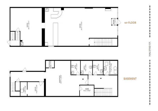 Listing Photo 2 - Condo for sale in building located at 1623 N Halsted St, Chicago, IL 60614 - Unit #