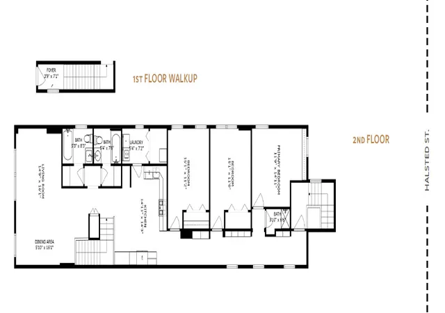 Listing Photo 2 - Condo for sale in building located at 1631 N Halsted St, Chicago, IL 60614 - Unit #