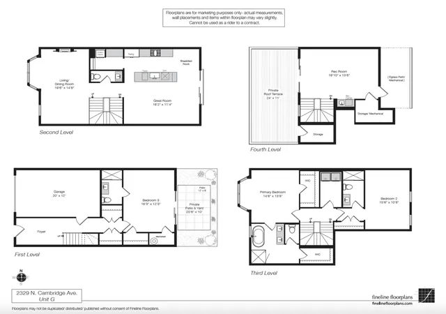 Homes for sale in Chicago, IL | 2329 N Cambridge Ave #G, Chicago, IL 60614 | MLS# 12573046