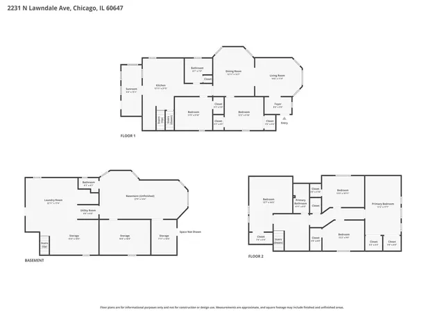 Homes for sale in Chicago, IL | 2231 N Lawndale Ave, Chicago, IL 60647 | MLS# 12614144