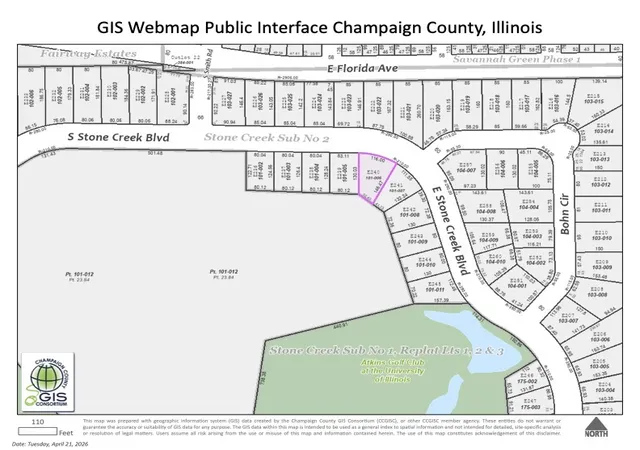 Photo 2 of Land for sale at 2721 E Stone Crk Blvd, Urbana, IL 61802 | MLS# 12625720 | Listing updated on 2026-08-02