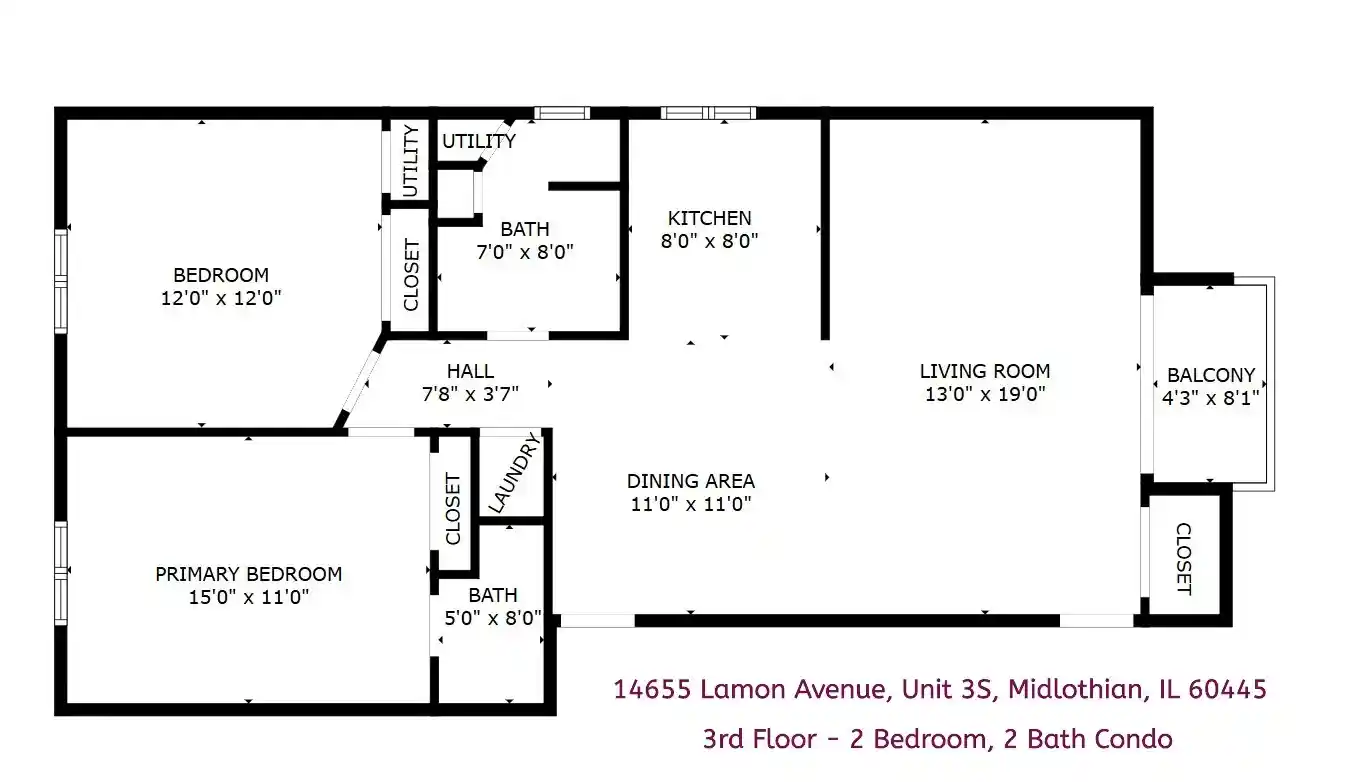 Listing Photo 24 - Condo for sale in 14655 Lamon Ave located at 14655 Lamon Ave, Midlothian, IL 60445 - Unit #3S