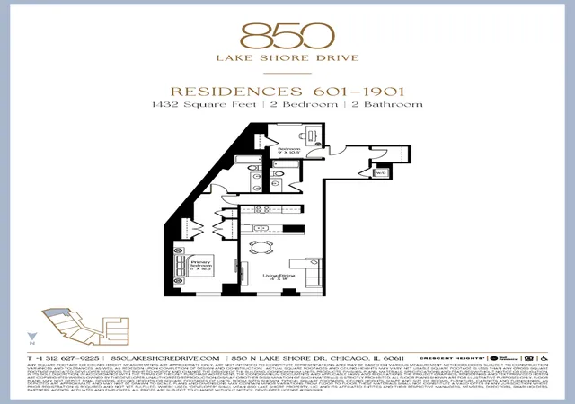 21st image of 850 N Lake Shore Dr #1801, Chicago, IL 60611 | MLS# 12640653