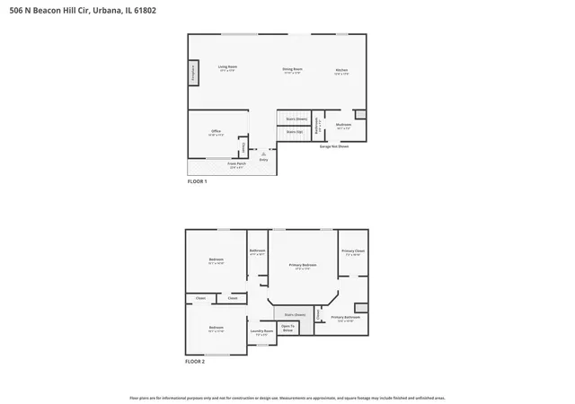 55th image of 506 N Beacon Hill Cir, Urbana, IL 61802 | MLS# 12645757