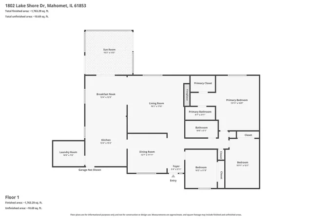 Homes for sale in Mahomet, IL | 1802 Lake Shore Dr, Mahomet, IL 61853 | MLS# 12660881