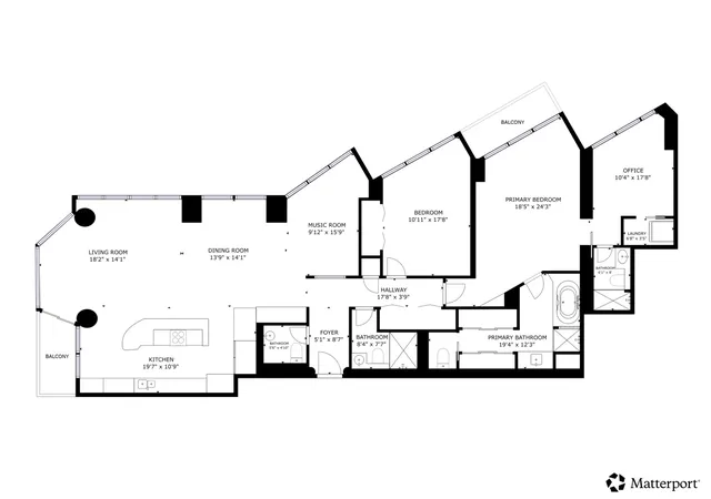 84th image of 111 W Maple St #3402-3404, Chicago, IL 60610 | MLS# 12667187