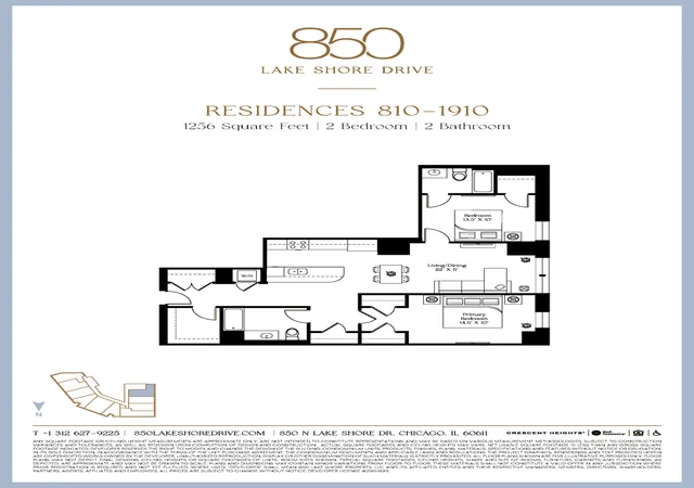 18th image of 850 N Lake Shore Dr #1910, Chicago, IL 60611 | MLS# 12669323