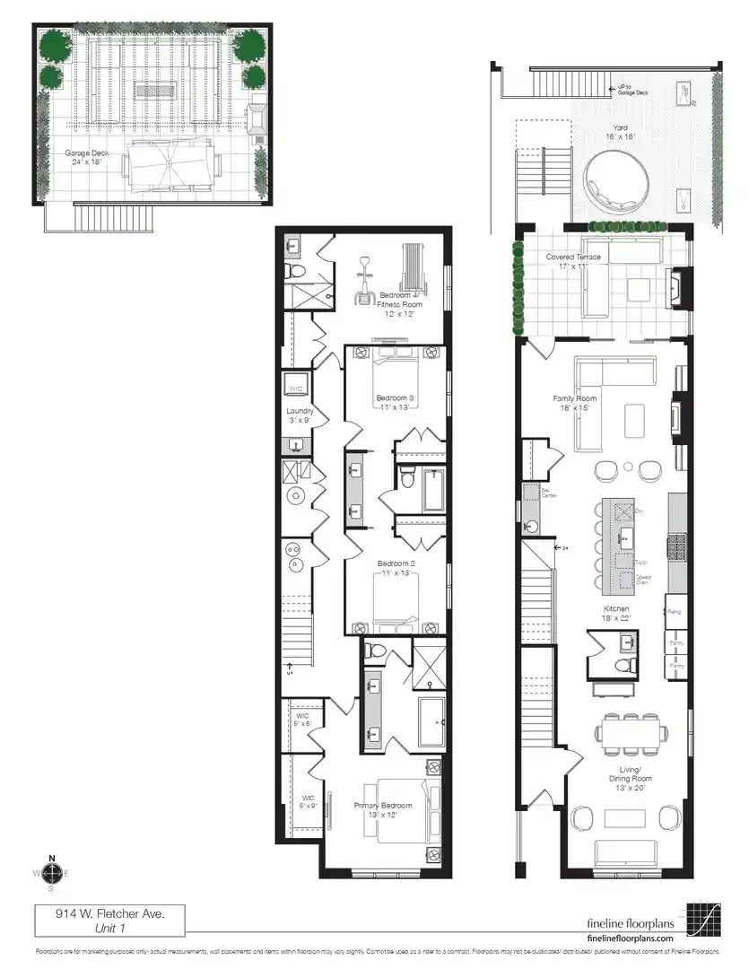 Listing Photo 3 - Condo for sale in 914 W Fletcher St located at 914 W Fletcher St, Chicago, IL 60657 - Unit 914 W Fletcher St