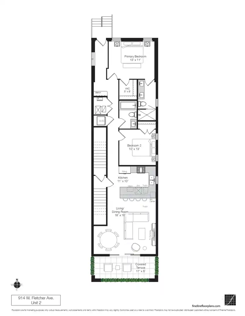 Listing Photo 3 - Condo for sale in 914 W Fletcher St located at 914 W Fletcher St, Chicago, IL 60657 - Unit 914 W Fletcher St