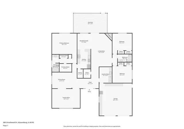 Homes for sale in Schaumburg, IL | 308 S Knollwood Dr, Schaumburg, IL 60193 | MLS# 12682743