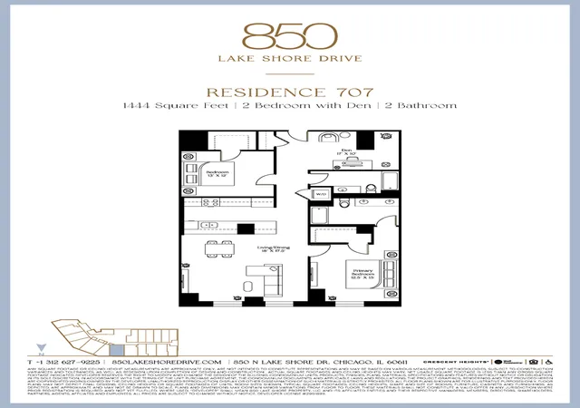 17th image of 850 N Lake Shore Dr #707, Chicago, IL 60611 | MLS# 12686866