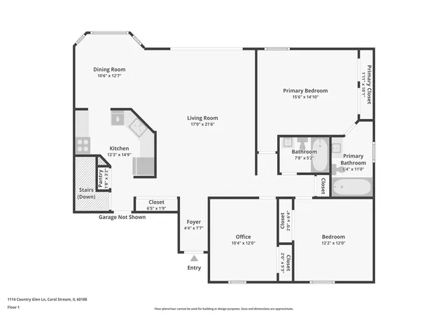 29th image of 1114 Country Glen Ln, Carol Stream, IL 60188 | MLS# 12688376