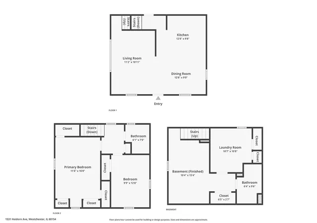 Photo 27 of Single family home for sale at 1531 Heidorn Ave, Westchester, IL 60154 | MLS# 12688540 | Listing updated on 2026-09-14