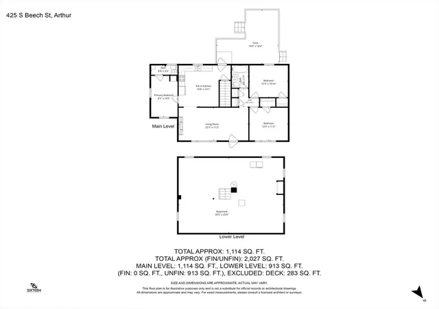 Photo 33 of Single family home for sale at 425 S Beech St, Arthur, IL 61911 | MLS# 12694833 | Listing updated on 2026-08-10