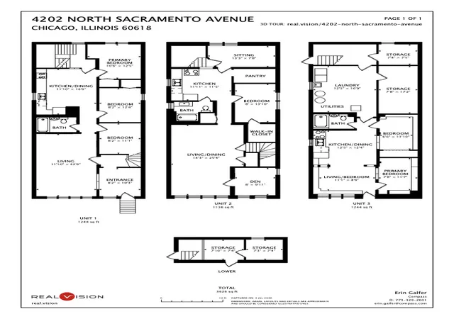 Homes for sale in Chicago, IL | 4202 N Sacramento Ave, Chicago, IL 60618 | MLS# 12695691