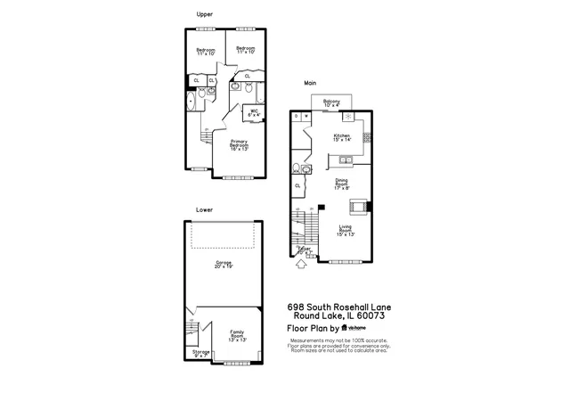 Homes for sale in Round Lake, IL | 698 S Rosehall Ln, Round Lake, IL 60073 | MLS# 12698344