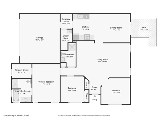 Homes for sale in Plainfield, IL | 13322 S Bayberry Ln, Plainfield, IL 60544 | MLS# 12700189