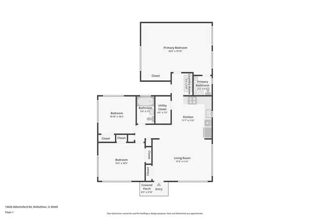 Homes for sale in Midlothian, IL | 14626 Abbottsford Rd, Midlothian, IL 60445 | MLS# 12701470