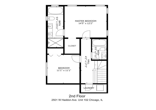 2nd image of 2501 W Haddon Ave, Chicago, IL 60622