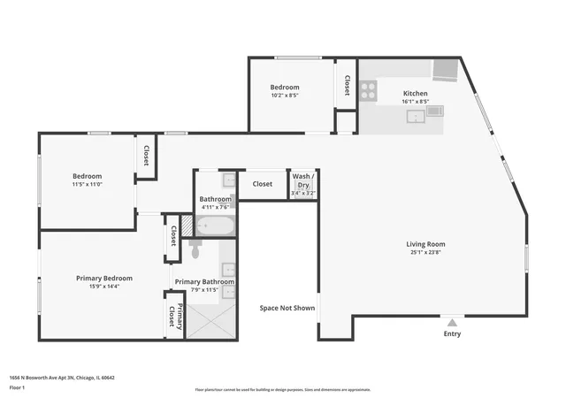 25th image of 1656 N Bosworth Ave #3N, Chicago, IL 60642 | MLS# 12714050