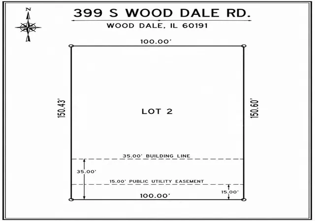 Photo 3 of Land for sale at 399 S Wood Dale Rd, Wood Dale, IL 60191 | MLS# 12717430 | Listing updated on 2026-08-03