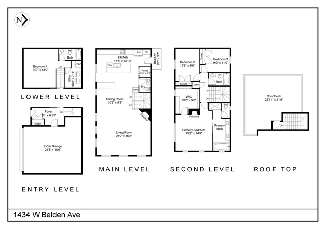 Photo 26 of Sale Pending at 1434 W Belden Ave, Chicago, IL 60614 | MLS# 12726022 | Listing updated on 2026-09-03