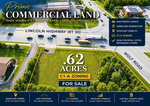 Land for sale at 11140 Lincoln Hwy, Mokena, IL 60448 | MLS# 12727220